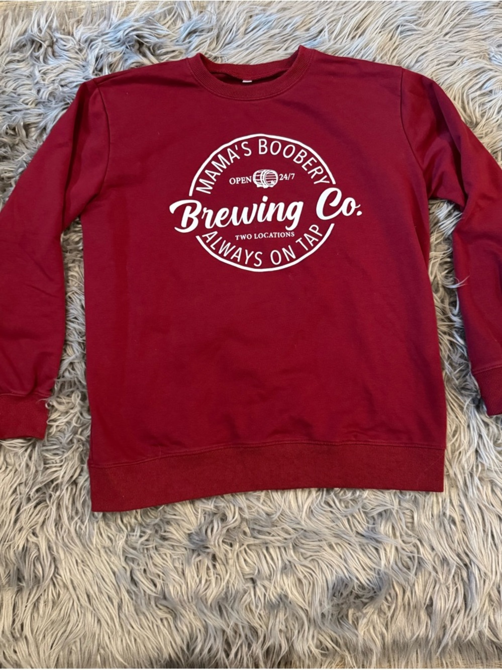 Women’s crewneck sweatshirt. Nursing moms. Funny.